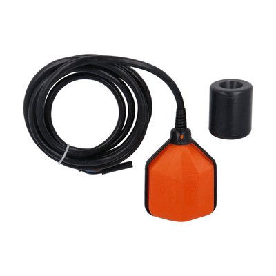 Float switch for grey water, PVC cable, 25mt long