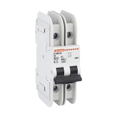 Miniature circuit breaker, 2P - 10kA. 2 modules, characteristic C, 1.6A