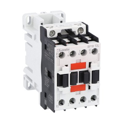 Four-pole contactor, IEC operating current Ith (AC1) = 32A, DC coil low consumption, 48VDC, 2NO and 2NC