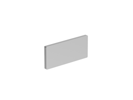 Engravable silver plastic label to use with LPXAU100 holder