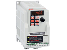 Variable speed drive, VT1 type, single-phase, supply 200...240VAC (50/60Hz). Built-in RS485 communication port. Built-in EMC suppressor, Cat. C2, 0.2kW