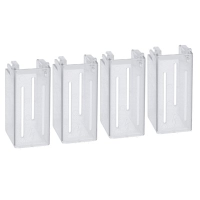 4-piece set of terminal covers. For GEF0050…GEF0160…