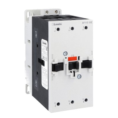 Three-pole contactor, IEC operating current Ie (AC3) = 115A, AC/DC coil, 20...48VAC/DC