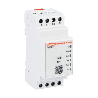 Multifunction voltage and frequency monitoring relay for three-phase systems with or without neutral with NFC technology and App. 208...240VAC 50/60Hz