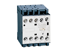 Four-pole contactor, DC coil, 220VDC, rear PCB solder pin
