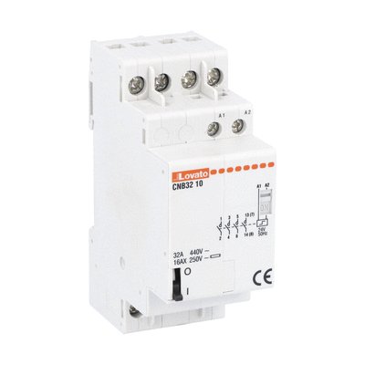 Latching relay, three or four-pole, 32A AC1, 24VAC (4NO)