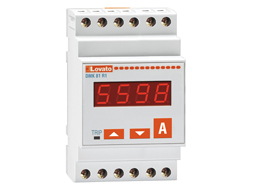 Ammeter, single-phase, 1 current value, 1 max current value, 1 min current value. Relay output with control and protection functions
