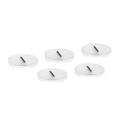 Set of 5 trasparent lenses with "I" symbol for LP4… control stations