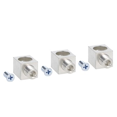 Terminal clamp set for rigid and flexible cables for P5ME3PH0400UL, 3-piece set