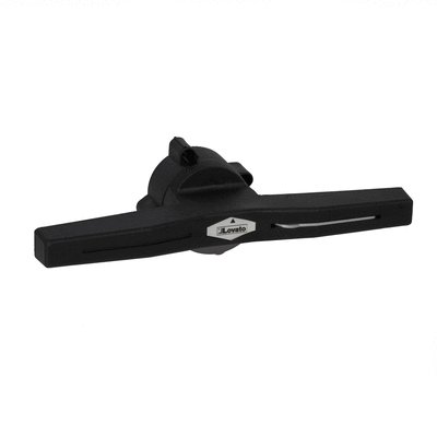 Direct operating lever handle, padlockable. Rotating type with screw fixing on switch disconnector, 245mm. Black