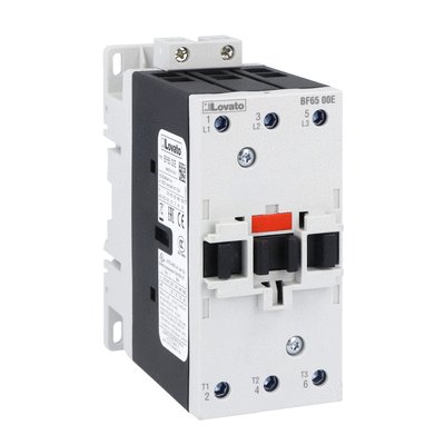 Three-pole contactor, IEC operating current Ie (AC3) = 65A, AC/DC coil, 60...110VAC/DC