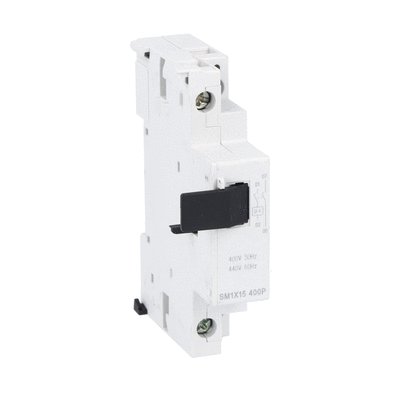 Undervoltage trip release with early-make contacts. 110VAC 50Hz - 120VAC 60Hz for SM1P…