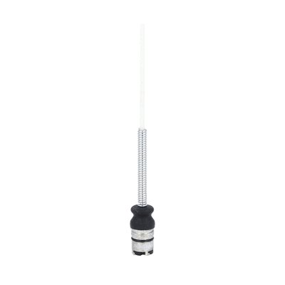 Operating heads, semirigid wobble stick