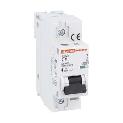 Miniature circuit breaker, 1P, 2P, 3P and 4P - 10kA, characteristic C, 80A