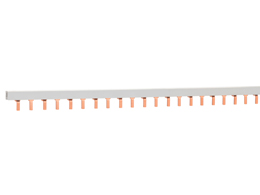 Two-pole connection busbar, for 56 modules, 1000mm long (28 MCB 2P)