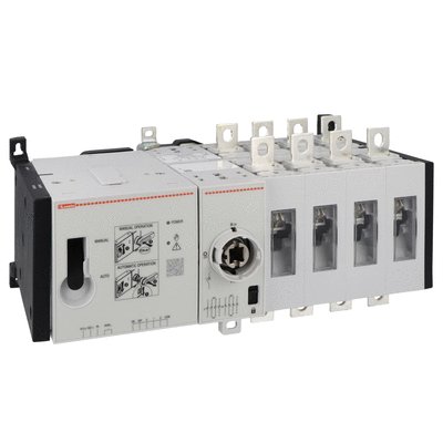 Motorised four-pole changeover switch IEC/EN/BS, 208…277VAC, 160A