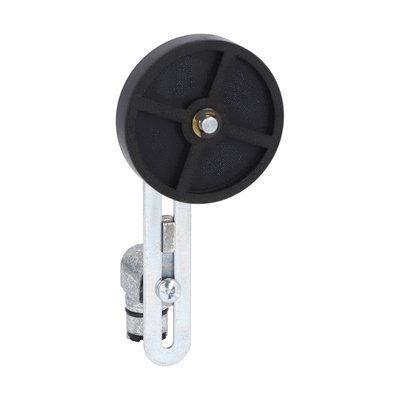 Operating heads, adjustable offset rubber roller lever Ø19x5mm