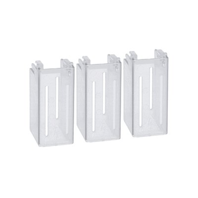 3-piece set of terminal covers. For GEF0050…GEF0160…