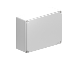 Metal enclosure, 190X250X90mm, grey cover