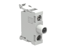 LED element, steady light, base mount on LPZ... control stations Ø22mm Platinum series, 12...30VAC/DC. White