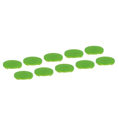 Set of 10 green lenses for LP4… control stations