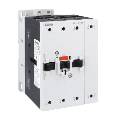 Four-pole contactor, IEC operating current Ith (AC1) = 160A, AC coil 50/60Hz, 110VAC