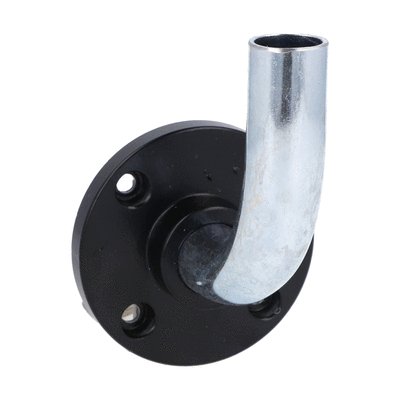 Fixing base. Vertical wall mount, metal