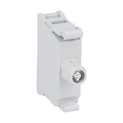 LED integrated lamp-holder, flashing light Ø22mm Platinum series, screw termination, 18...30VAC/DC. Green