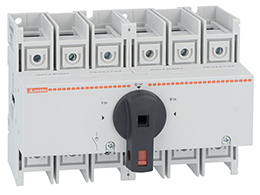 Three-pole assembled changeover switch, 80A