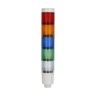 Steady light module. Ø45mm. Built-in LED circuit. White, green, blue, orange, red, 24VDC
