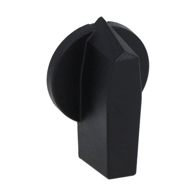 Black operating handle. For 48X48mm front plate for 6mm/0.24" shaft