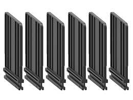 One-pole phase barrier (needed for voltages >500VACAC). 6-piece set, each covers 1 pole for GL0160...GL0315 and GLC0160…GLC0315