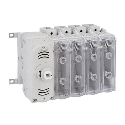 Four-pole switch disconnector, with NFC fuse holder, 50A