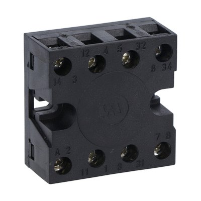 8-pin loose socket. Screw terminals