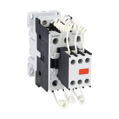 Contactor for power factor correction with AC control circuit, including limiting resistors, maximum IEC operational power 400V = 20kvar, coil 575VAC 60Hz