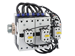 Completa star-delta starter, open frame, for starting time up to 12 seconds and a maximum of 30 operations/hour, max IEC operating current 110A. Coil voltage 230VAC 50/60Hz