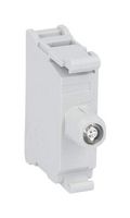LED integrated lamp-holder, steady light Ø22mm Platinum series, screw termination, 30…60VAC/DC. Green