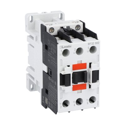 Three-pole contactor, IEC operating current Ie (AC3) = 32A, DC coil, 110VDC