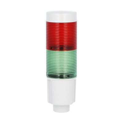 Steady light module. Ø45mm. Built-in LED circuit. Green, red, 24VDC