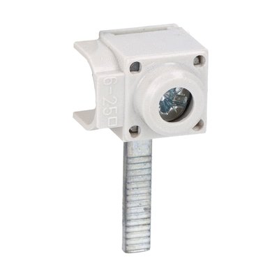 One-pole terminal for 25mm² max conductor, left entry