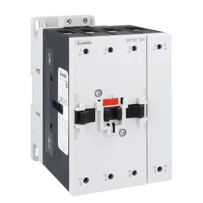 Four-pole contactor, IEC operating current Ith (AC1) = 165A, AC coil 60Hz, 24VAC