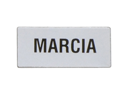 Label with text for LPXAU100 legend holder, APERTURA