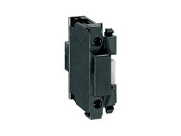 Auxiliary contact for side mounting. Screw terminals, for BF… series contactors, 1LB (late break)