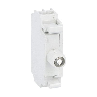 LED integrated lamp-holder, steady light Ø22mm Platinum series, spring-clamp termination, 185...265VAC. Blue