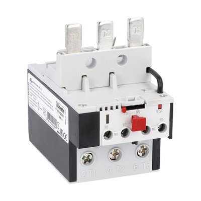 Motor protection relay, non phase failure/non single-phase sensitive. Three-pole (three-phase), manual resetting. Direct mounting on BF40 - BF94 contactors, 70...95A