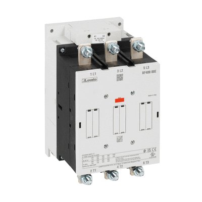Three-pole contactor, IEC operating current Ie (AC3) = 330A, AC/DC coil, 60…130VAC/DC
