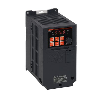 Variable speed drive, three-phase supply 380-480VAC 50/60Hz. EMC suppressor built-in, Cat. C3, 0.75kW