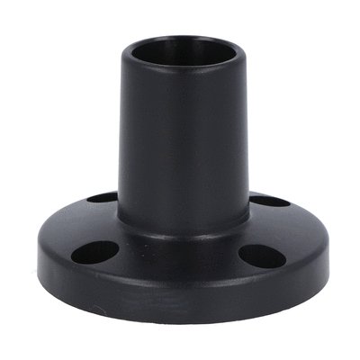 Fixing base for horizontal surface, black plastic. For Ø70mm signal towers