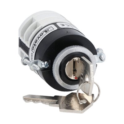 Rotary cam switch 7GN series, ON-OFF switch 4 poles 16A, for front mounting without front plate with key operation for hole Ø22mm fixing