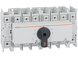 Four-pole assembled changeover switch, 160A
